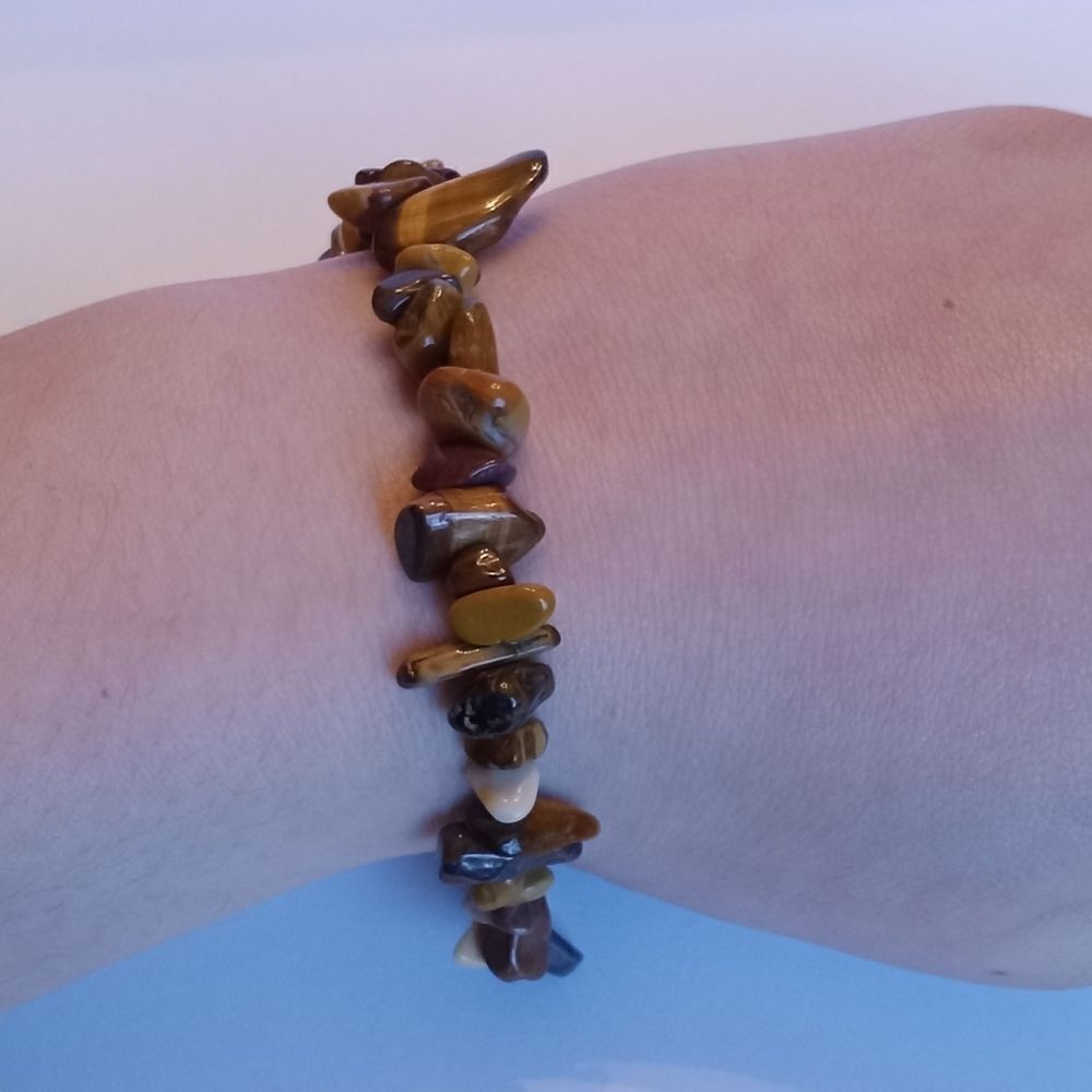 Brown beaded bracelet - Picture 2 of 3